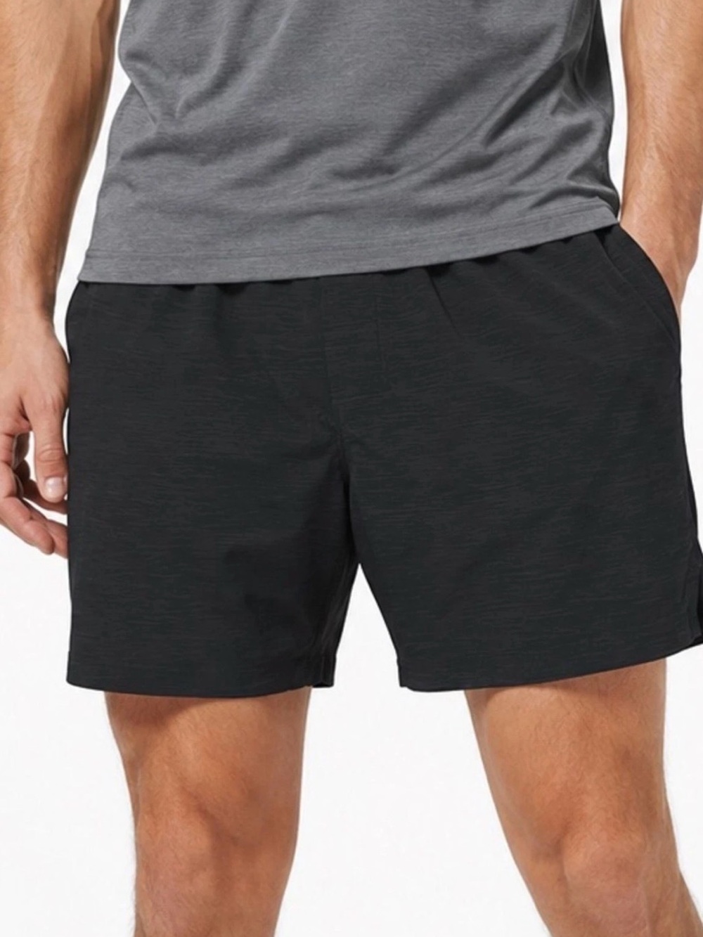 Lululemon Surge Short 9” Linerless Men’s Small Black Running Athletic Shorts